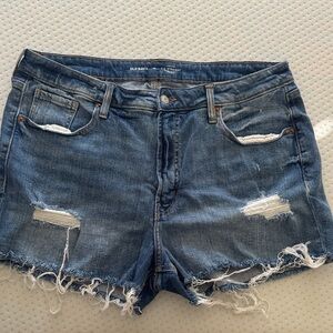 Old Navy Distressed Blue Jean Shorts